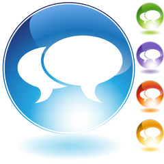 Fototapeta premium Chat Icon