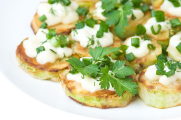 Tasty roasted marrow