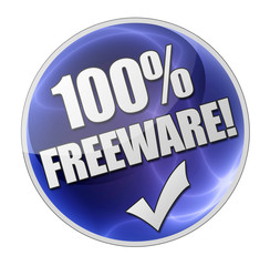 100% Freeware! Button
