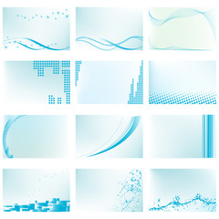 Abstract vector background templates