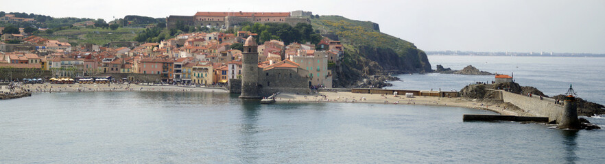 Panorama sur Collioure