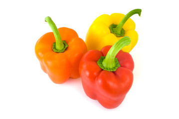 Sweet pepper on white
