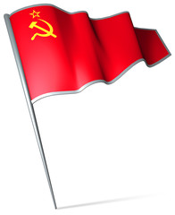 Flag pin - Soviet Union (1922-1991)