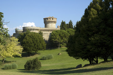 Castello medioevale a Volterra - obrazy, fototapety, plakaty