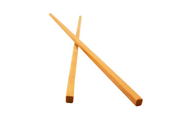 Chop sticks isolated on white
