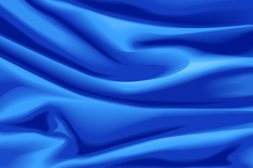 Blue Silk Ripples