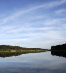 Fototapeta na wymiar lake landscape