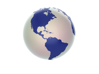 3d Globe - Americas