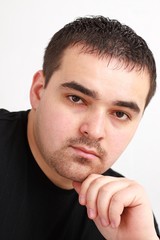 Fototapeta premium attractive man close up