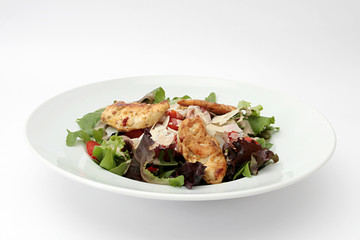 Salat mit Hähnchenbrust