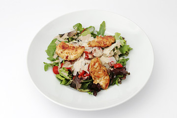 Salat mit Hähnchenbrust