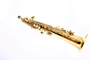 Saxophone  isolated on white background