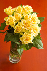 yellow roses bouquet