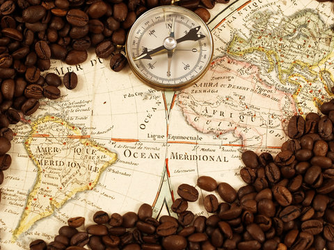 Fototapeta Kaffeehandel