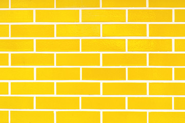 Porcelain Yellow Bricks Pattern for Background