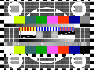 TV test screen