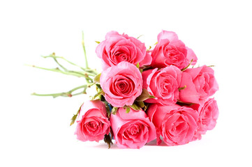 Plakat Pink roses bouquet