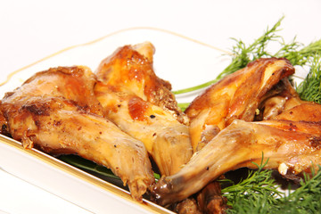 roasted rabbit