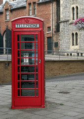 Classic Red British Phone Box
