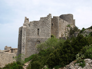 Fototapeta na wymiar Castle Peyrepertuse
