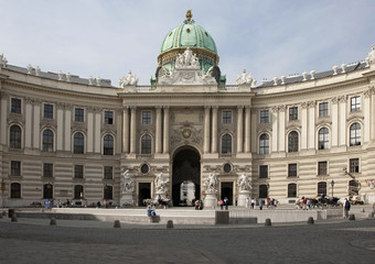 Fototapeta premium Hofburg, Michaelerplatz
