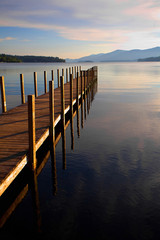 Ponton à Lake George,Adirondack_USA