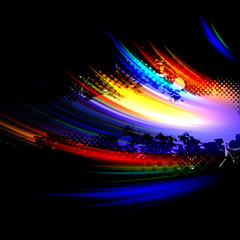 Rainbow Splatter Layout