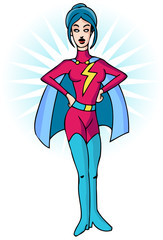 Caped Super Woman