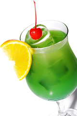 Green Alcoholic Cocktail