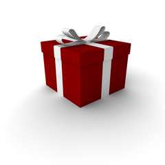 rote Geschenkbox