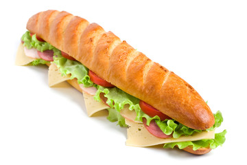 long baguette sandwich