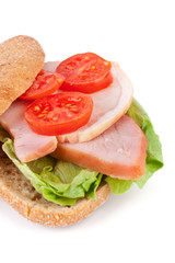 whole wheat healthy sandwich