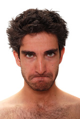 Obraz premium Angry man