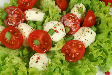 Caprese salad.