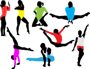 gymnastics vector