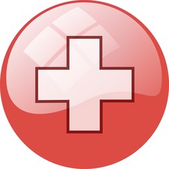 red cross window button