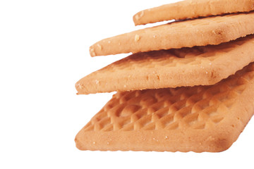simple biscuits heap on white