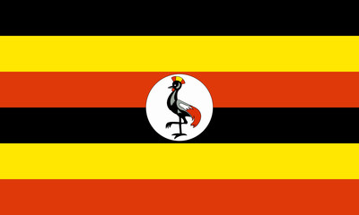 uganda fahne flag
