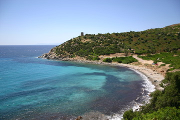 Fototapeta na wymiar Cala Reggina - Sardegna