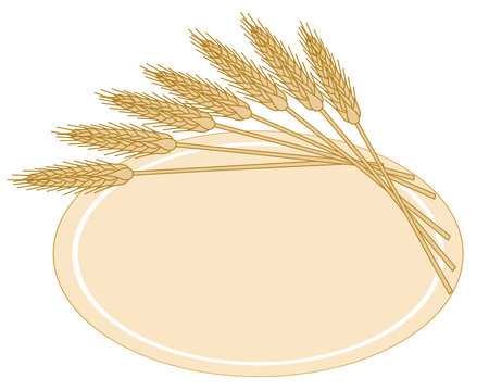 etichetta con grano