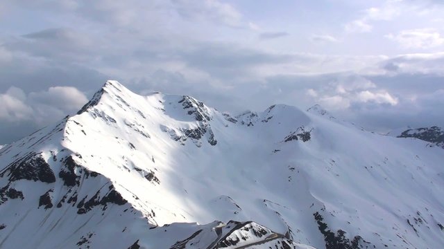Berg im Zeitraffer