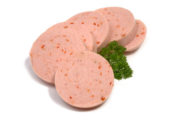 Geflügel-Fleischwurst mit Paprika