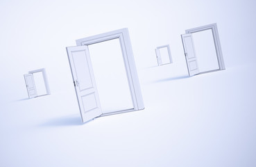 Open doors