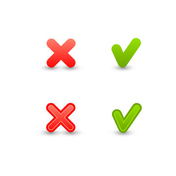 Picto Valider et Supprimer