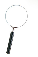 magnifier over white