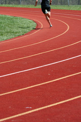 Fototapeta premium Track runner