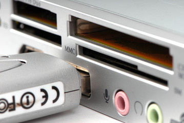 Fototapeta na wymiar port USB