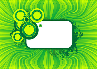 Green banner