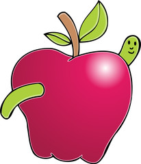 Worm Apple