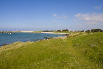 a view of the sea in brittany